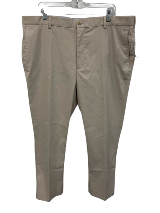 Peter Millar Size 40 Beige Synthetic Solid Athletic Khakis Men's Pants Beige / 40