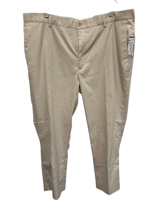 Peter Millar Size 40 Beige Synthetic Solid Athletic Khakis Men's Pants Beige / 40