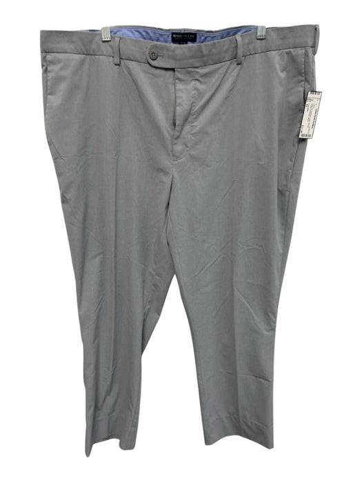 Peter Millar Size 42 Gray Synthetic Solid Athletic Khakis Men's Pants Gray / 42