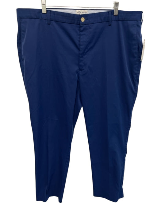Peter Millar Size 40 Blue Synthetic Solid Athletic Khakis Men's Pants Blue / 40