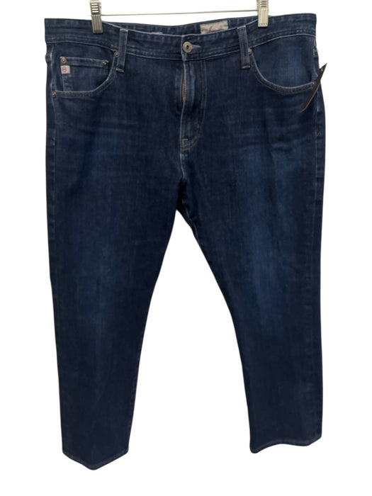AG Size 38 Dark Wash Cotton Blend Solid Jean Men's Pants Dark Wash / 38