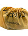 Valentino Red, Brown, Tan, Purple Leather Drawstring Horizontal Stripe Logo Bag Red, Brown, Tan, Purple / S
