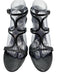 Roger Vivier Shoe Size 40 Black Synthetic Leather Upper Patent Strappy Sandals Black / 40