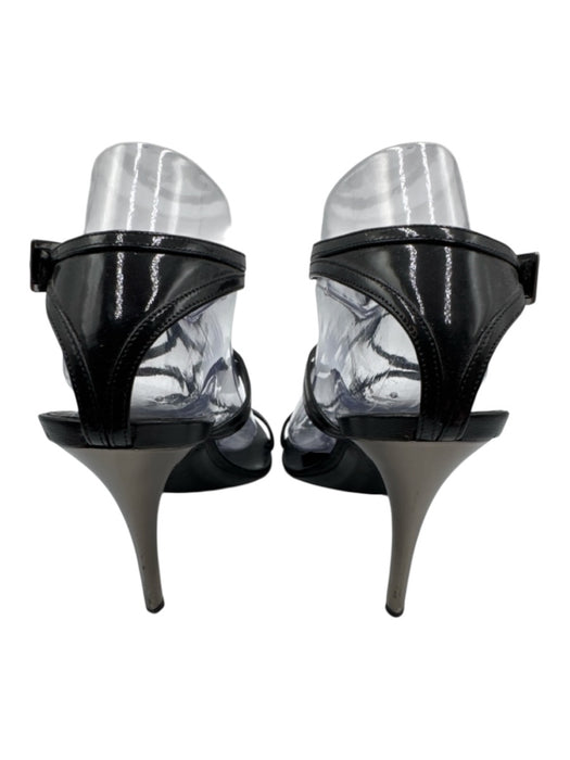 Roger Vivier Shoe Size 40 Black Synthetic Leather Upper Patent Strappy Sandals Black / 40
