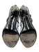 Roger Vivier Shoe Size 40 Black Synthetic Leather Upper Patent Strappy Sandals Black / 40
