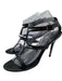 Roger Vivier Shoe Size 40 Black Synthetic Leather Upper Patent Strappy Sandals Black / 40
