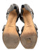 Yves Saint Laurent Shoe Size 40 Gunmetal Silver Leather Upper Metallic Sandals Gunmetal Silver / 40