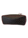 Coach Brown & Black Coated Canvas Monogram Drawstring Pouch Inc. Bag Brown & Black