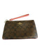 Coach Brown & Black Coated Canvas Monogram Drawstring Pouch Inc. Bag Brown & Black