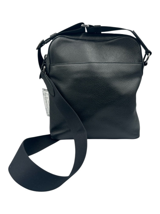 Coach Black Leather Crossbody Pouch Inc. Bag Black