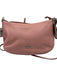 Coach Light Pink Leather Silver Hardware Pebbled Crossbody Bag Light Pink
