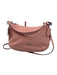 Coach Light Pink Leather Silver Hardware Pebbled Crossbody Bag Light Pink