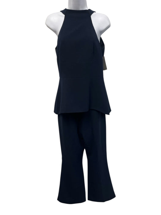 KZ_K STUDIO Size 4 Navy Polyester Sleeveless High Neck Elastic Waist Pant Set Navy / 4