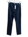Vince Size XS Navy Cotton & Polymide Flat Front Zip Back Front Seam Ankle Pants Navy / XS