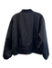 Athleta Size Medium Black Polyester Front Zip Ribbed Accent Zip Pocket Jacket Black / Medium
