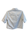 KUT Size Medium White Cotton Blend Half Sleeve Front Button Closure Jacket White / Medium