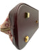 Louis Vuitton Red & Brown Leather Monogram Long Zip Close hand bag Bag Red & Brown / M