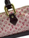 Louis Vuitton Red & Brown Leather Monogram Long Zip Close hand bag Bag Red & Brown / M