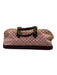 Louis Vuitton Red & Brown Leather Monogram Long Zip Close hand bag Bag Red & Brown / M