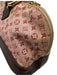 Louis Vuitton Red & Brown Leather Monogram Long Zip Close hand bag Bag Red & Brown / M