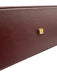 Louis Vuitton Red & Brown Leather Monogram Long Zip Close hand bag Bag Red & Brown / M