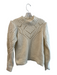 Ba&sh Size 2 Cream Wool & Alpaca Cable Knit High Neck Long Sleeve Sweater Cream / 2