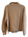 J Crew Size M Camel No Fabric Tag High Neck Half Zip Long Sleeve Knit Sweater Camel / M