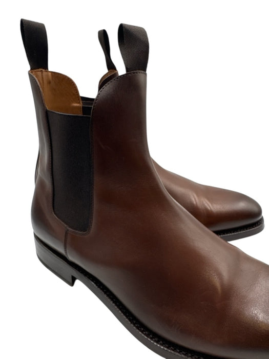 Sid Mashburn Shoe Size 11 Like New Brown Leather Solid Chelsea Boot Men's Shoes Brown / 11