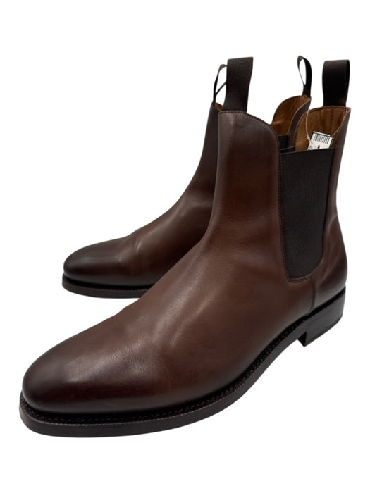 Sid Mashburn Shoe Size 11 Like New Brown Leather Solid Chelsea Boot Men's Shoes Brown / 11