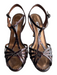 Manolo Blahnik Shoe Size 36 Tortoise shell Patent Leather open toe Shoes Tortoise shell / 36