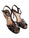 Manolo Blahnik Shoe Size 36 Tortoise shell Patent Leather open toe Shoes Tortoise shell / 36