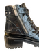 3.1 Phillip Lim Shoe Size 36.5 Black Leather Lace Up Side Zip Lug Sole Booties Black / 36.5