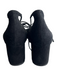 Loeffler Randall Shoe Size 6 Black Suede Almond Toe Block Heel Wrap Ankle Shoes Black / 6