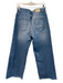 AG Size 26 Light Denim Cotton Blend Wide Leg Cropped Mid Rise Zip Fly Jeans Light Denim / 26