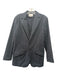 Current/Elliot Size 2 Navy Blue Cotton Pin Stripe 2 button Pockets Blazer Jacket Navy Blue / 2