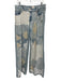 Alice + Olivia Jeans Size Estimated Large Blue & White Cotton Denim Jeans Blue & White / Estimated Large