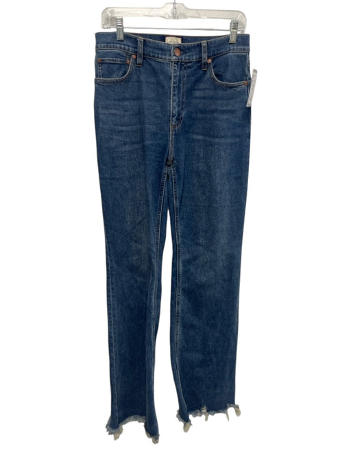 Alice + Olivia Jeans Size 29 Dark Wash Cotton Denim High Waist Flare Jeans Dark Wash / 29