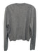 Alice + Olivia Light Gray Cashmere Button Down Long Sleeve Cardigan Light Gray