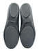 Tory Burch Shoe Size 8 Black Leather Crinkle Monogram Rhinestone Flats Black / 8
