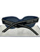 Christian Dior Navy Blue & White Acetate Logo Square Sunglasses Navy Blue & White