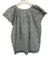 The Great Size 2 / M Blue, White, Black Cotton Floral Button Front Top Blue, White, Black / 2 / M