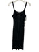 Cotton Citizen Size S Black Cotton & Spandex Sleeveless Rib Knit Zip Up Dress Black / S