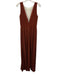 Jenny Yoo Collection Size 6 Dusty Rose Polyester Blend Velvet Mesh Detail Gown Dusty Rose / 6
