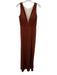 Jenny Yoo Collection Size 6 Dusty Rose Polyester Blend Velvet Mesh Detail Gown Dusty Rose / 6