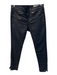 Rag & Bone Size 29 Black Coated Cotton Zip Pockets Zip Fly Low Rise Skinny Pants Black / 29