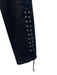 Hudson Size 28 Black Cotton Blend Lace Up Sides Lace Up Ankle Mid Rise Jeans Black / 28