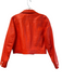 Courreges Size 42 Orange Cotton & Polyurethane Snap Closure Collar Jacket Orange / 42