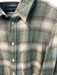 Ralph Lauren Size Medium Green & Cream Cotton Plaid Long Sleeve Button Down Top Green & Cream / Medium
