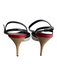 Alain Tondowski Shoe Size 36.5 White & Black Leather Pointed Toe Mid Heel Shoes White & Black / 36.5