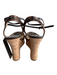 Michael Kors Shoe Size 37 Brown & Black Calf hair Cork platform Wedge Shoes Brown & Black / 37